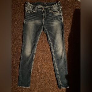 Silver Jeans Women’s Dark Wash Skinny Jeans